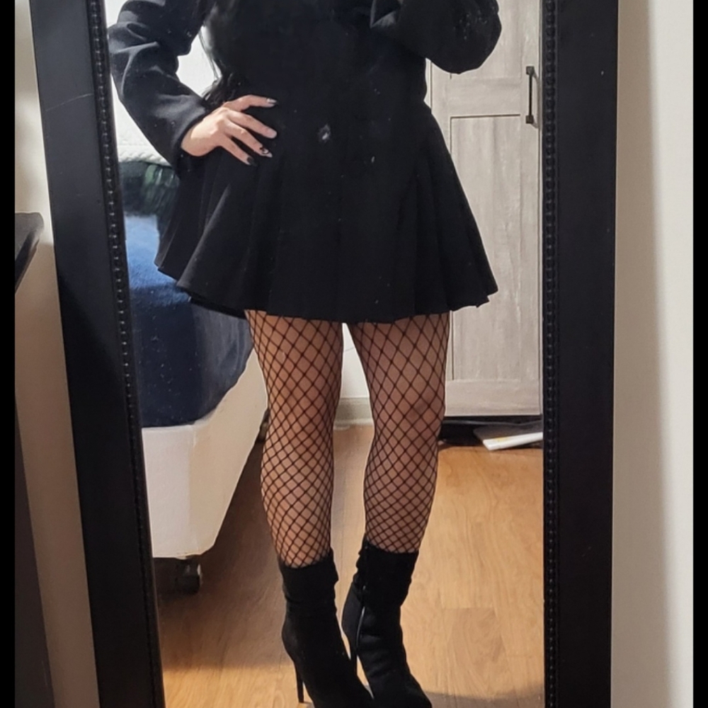 Black tuxedo dress